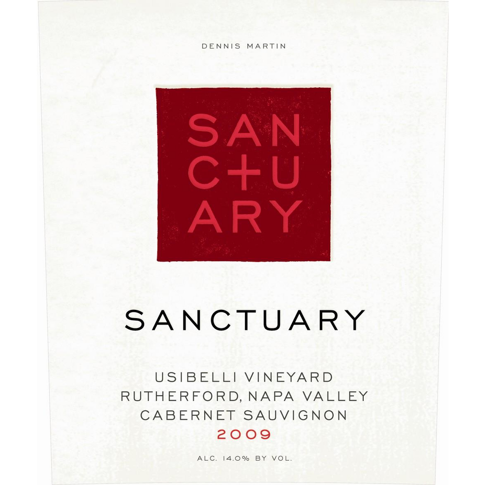 Sanctuary Usibelli Vineyards Rutherford Cabernet Sauvignon 750ml - Available at Wooden Cork