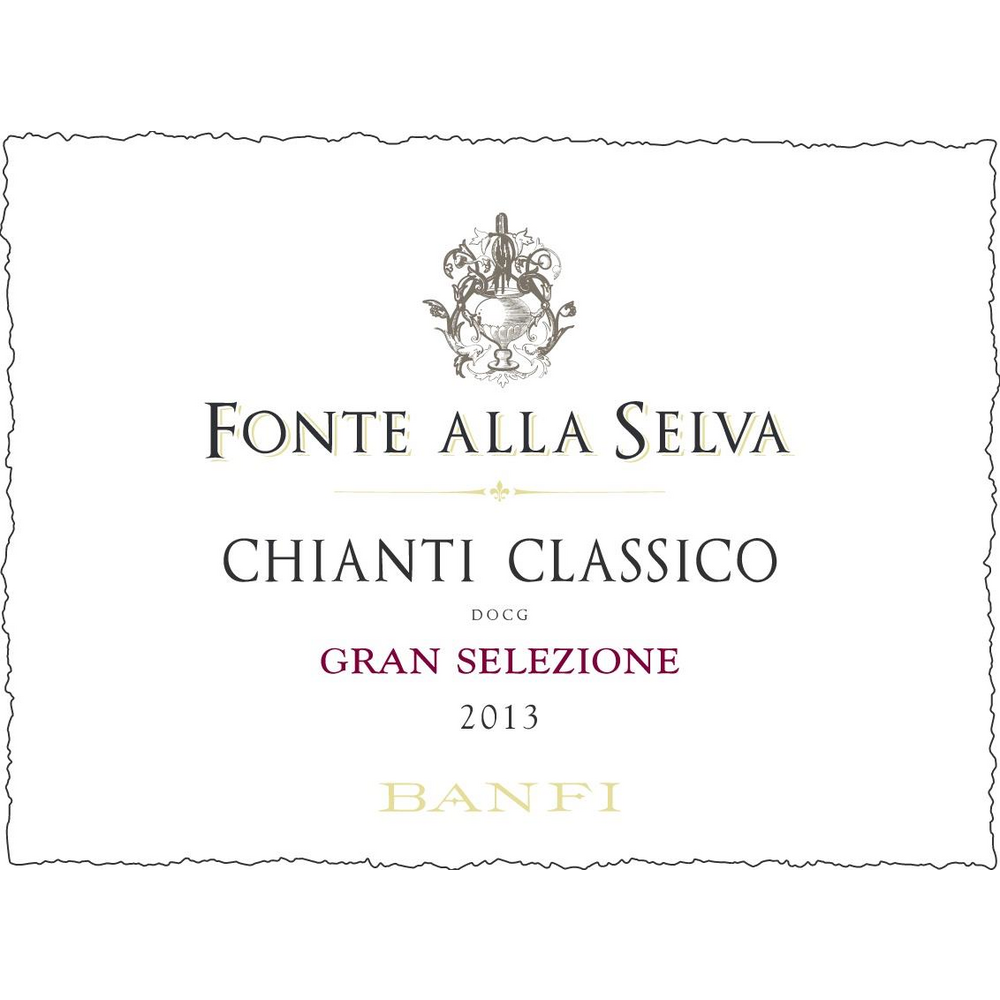 Banfi Fonte Alla Selva Gran Selezione Chianti Classico DOCG Sangiovese 750ml - Available at Wooden Cork