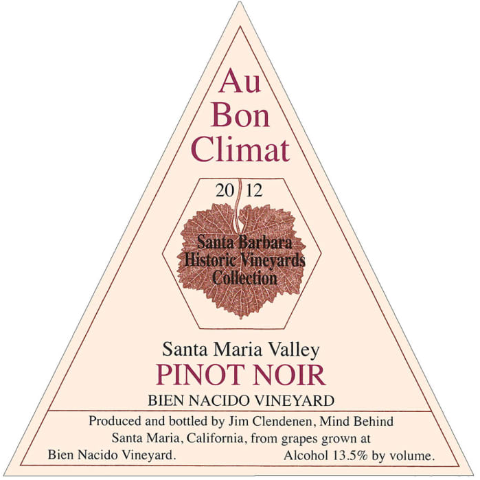 Au Bon Climat Bien Nacido Santa Maria Valley Pinot Noir 750ml - Available at Wooden Cork
