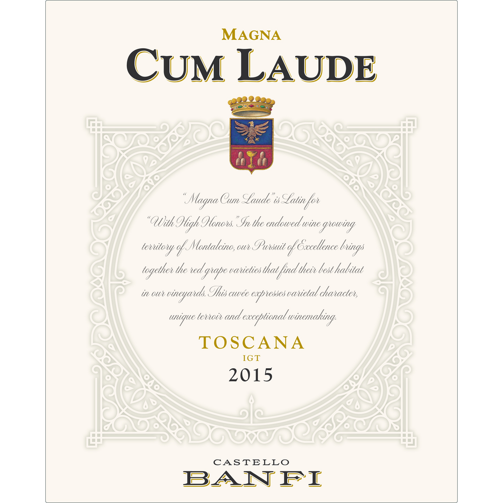 Castello Banfi Magna Cum Laude Toscana IGT Red Blend 750ml - Available at Wooden Cork