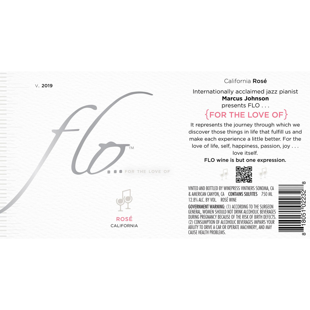 FLO California Rose 750ml - Available at Wooden Cork