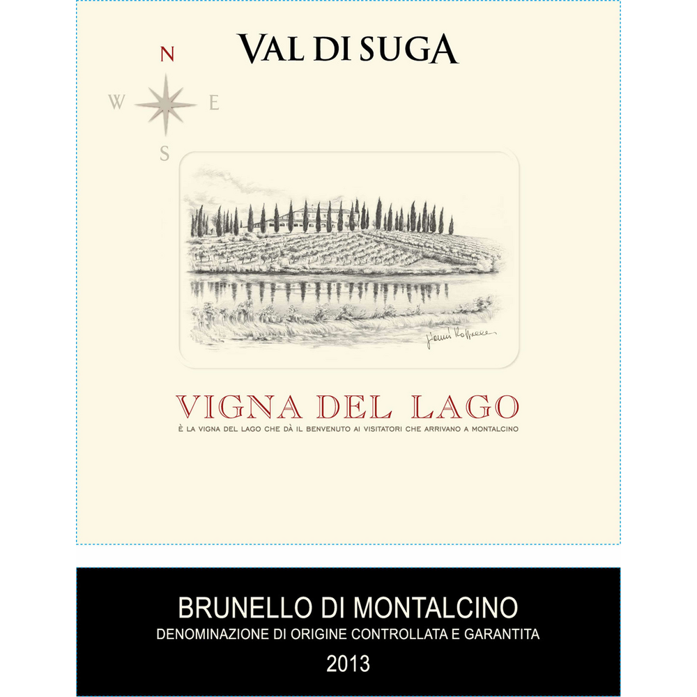 Val Di Suga Vigna Del Lago Brunello Di Montalcino DOCG Sangiovese 750ml - Available at Wooden Cork