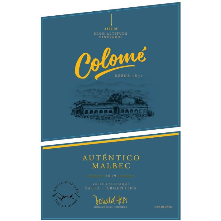 Bodega Colome Cafayate Calchaqui Valley Autentico Malbec 750ml - Available at Wooden Cork