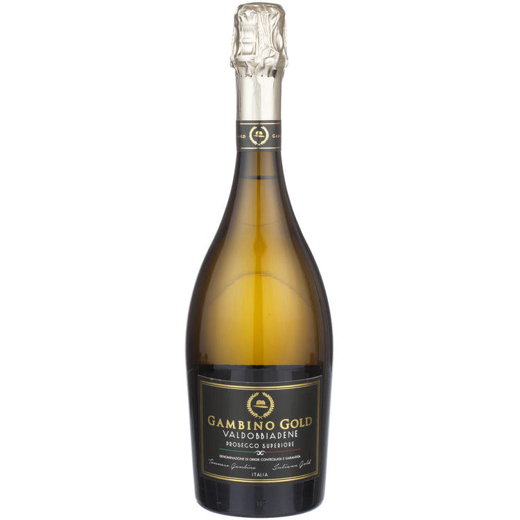 Gambino Valdobbiadene Prosecco Superiore Brut Gambino Gold - Available at Wooden Cork