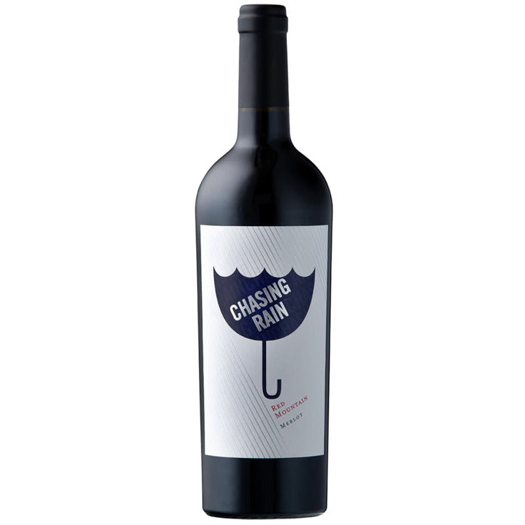 Chasing Rain Merlot Red Mountain - Available at Wooden Cork