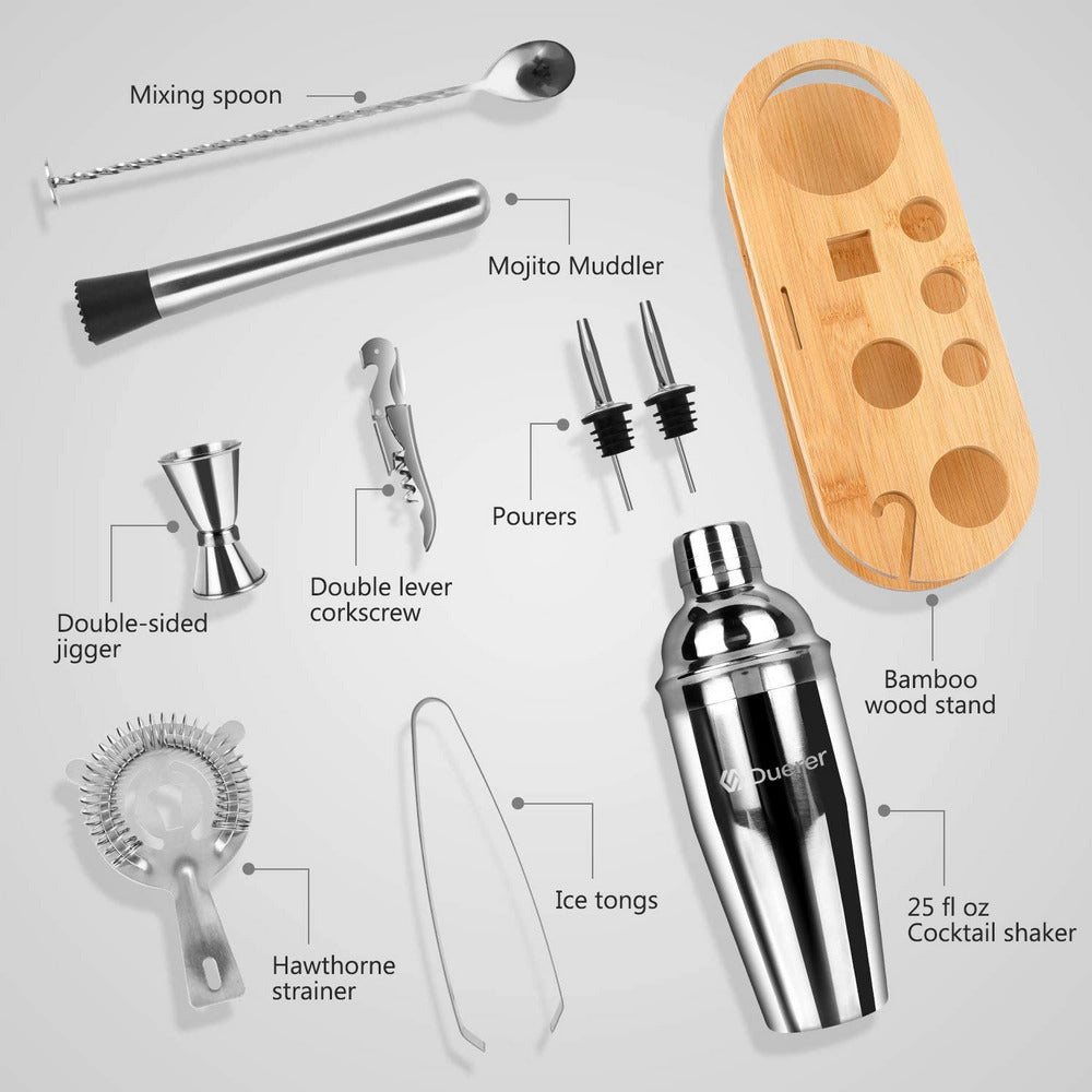 Bartender Kit with Stand - Available at Wooden Cork