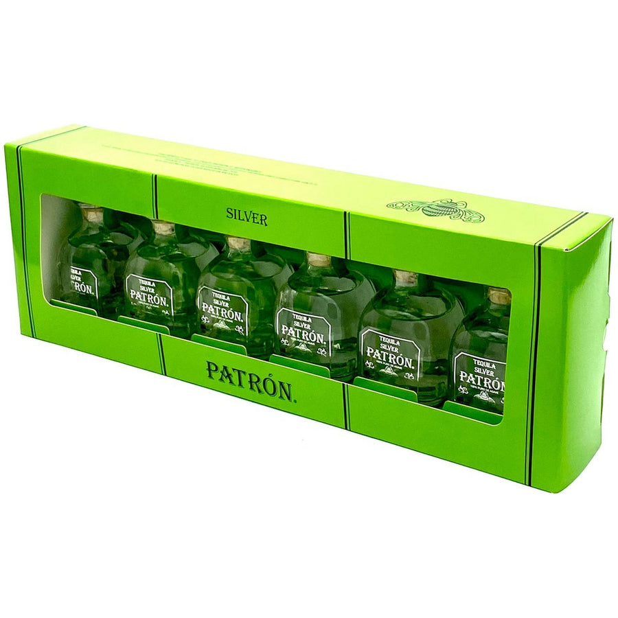 Patron Silver Tequila 6 X 50ml Pack - Available at Wooden Cork