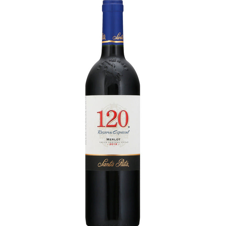 Santa Rita 120 Merlot Reserva Especial Central Valley - Available at Wooden Cork