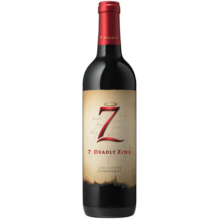 Seven Deadly Zinfandel Old Vine Lodi - Available at Wooden Cork