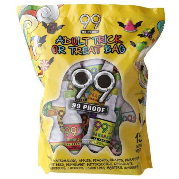 99 Brand Schnapps Adult Trick or Treat Party Bag - Available at Wooden Cork
