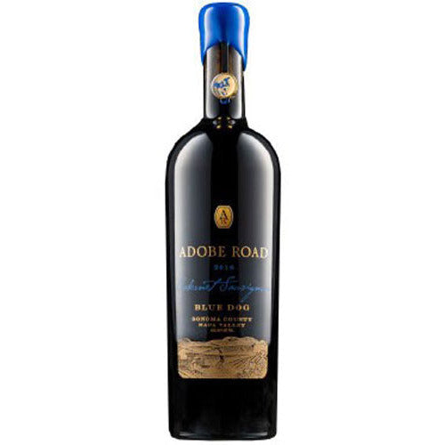 Adobe Road Cabernet Sauvignon Blue Dog Napa & Sonoma Counties - Available at Wooden Cork