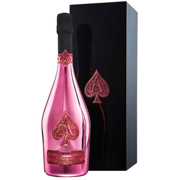 Armand de Brignac Ace of Spades Rosé Champagne | Pink-Gold Bottle Armand de Brignac Ace of Spades Rosé Champagne | Pink-Gold Bottle