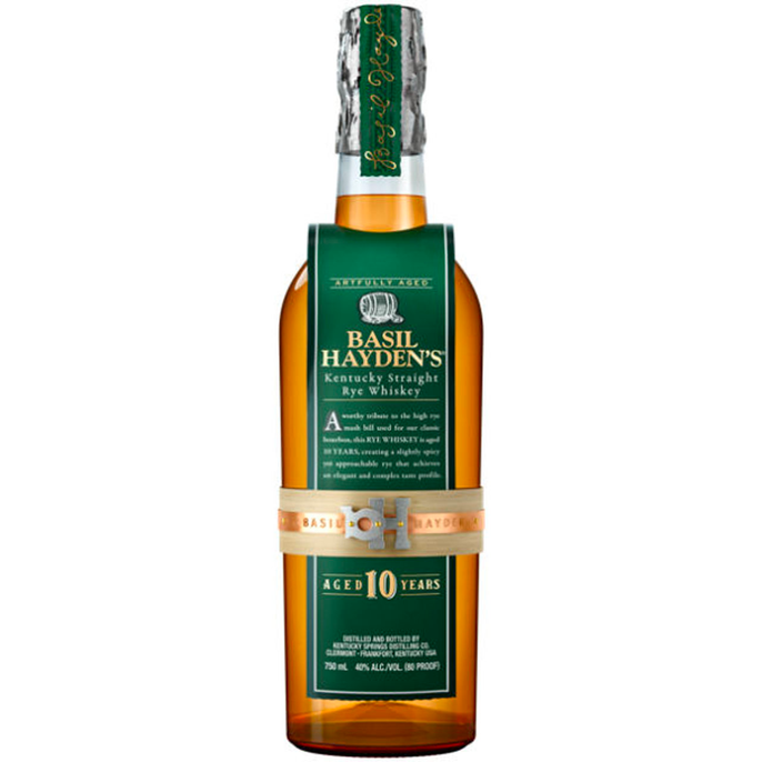 Basil Hayden's 10 Year Old Rye Whiskey - Available at Wooden Cork