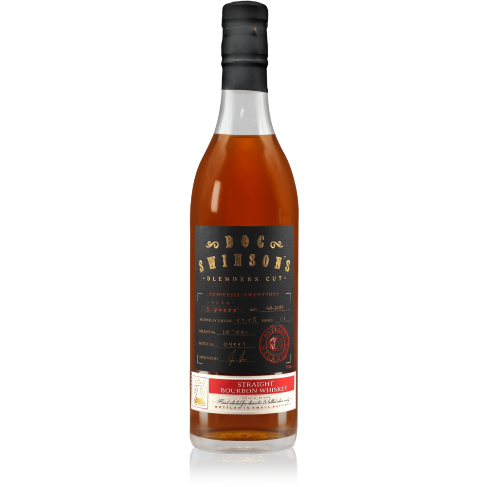 Doc Swinson's Blenders Cut Bourbon - Available at Wooden Cork