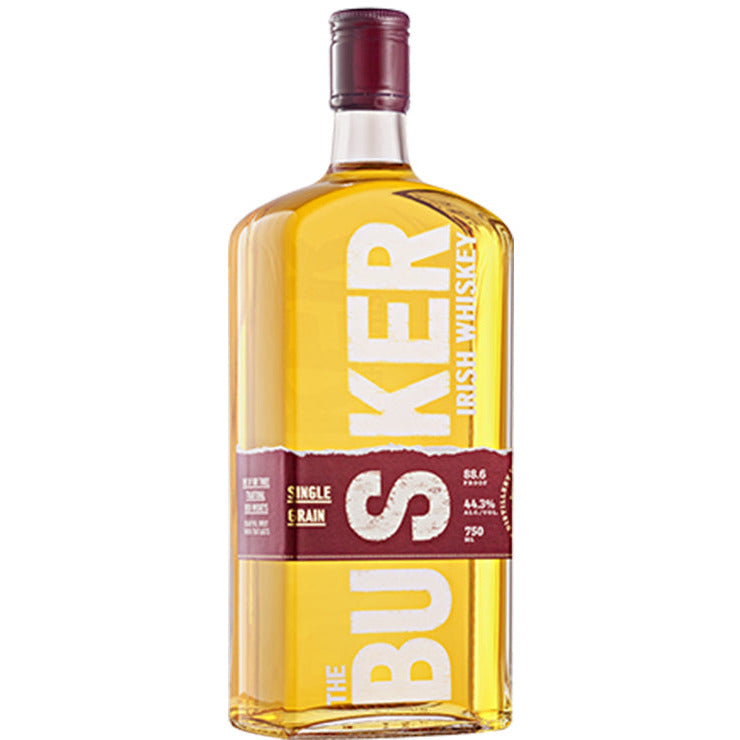 The Busker Single Grain Traditional Irish Whiskey - Available at Wooden Cork