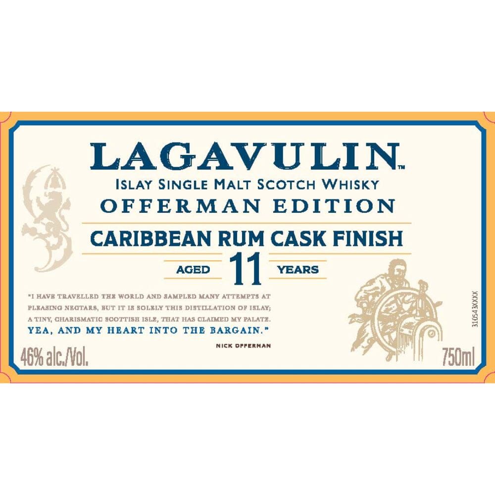 Lagavulin Offerman Edition Caribbean Rum Cask Finish Scotch Whisky