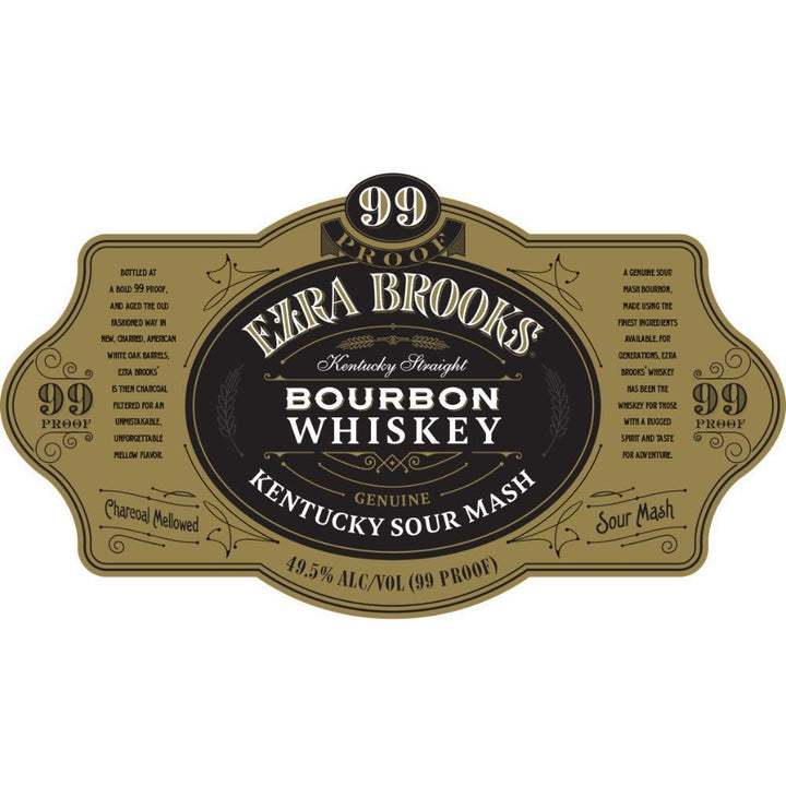 Ezra Brooks 99 Proof Bourbon - Available at Wooden Cork