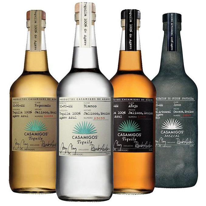 Casamigos Blanco, Reposado, Anejo & Mezcal Bundle - Available at Wooden Cork