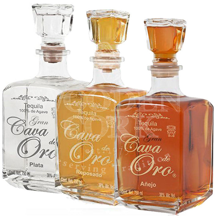 Cava de Oro Plata, Reposado & Anejo Collection - Available at Wooden Cork