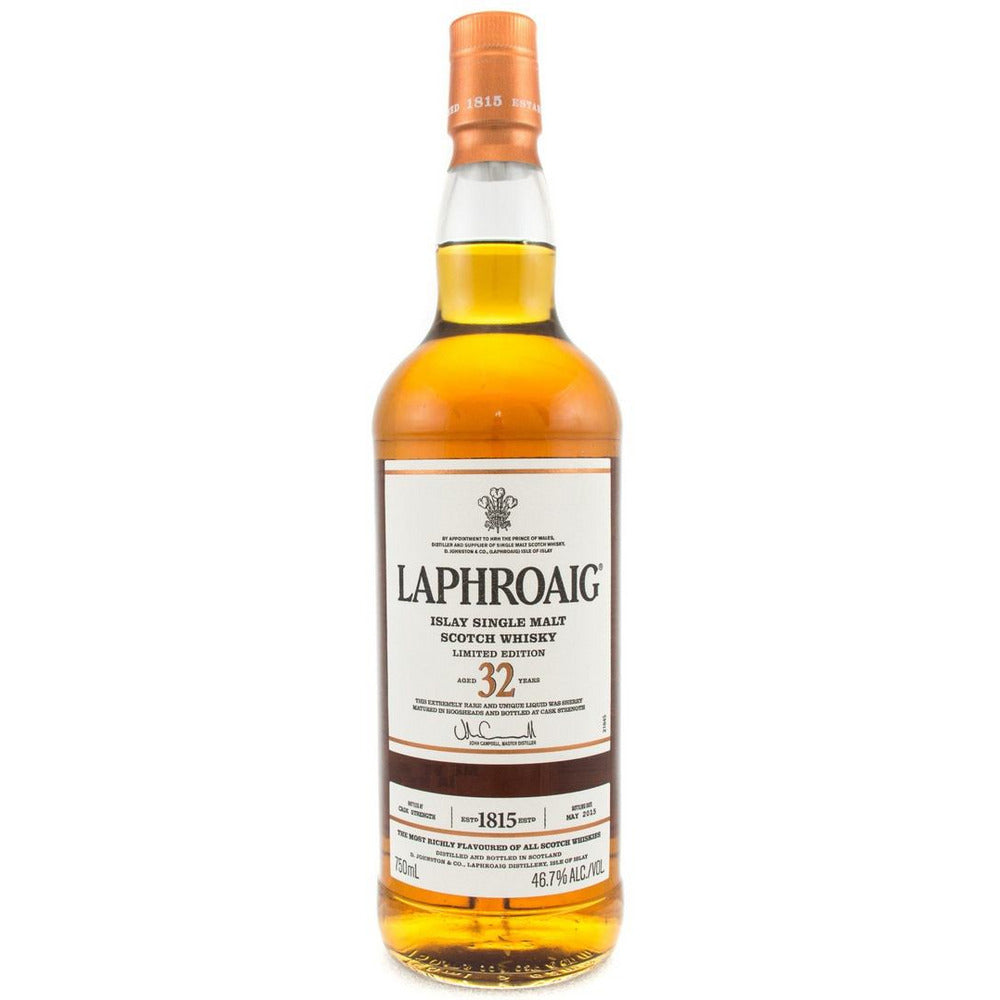 Laphroaig 32 Year Old - Available at Wooden Cork