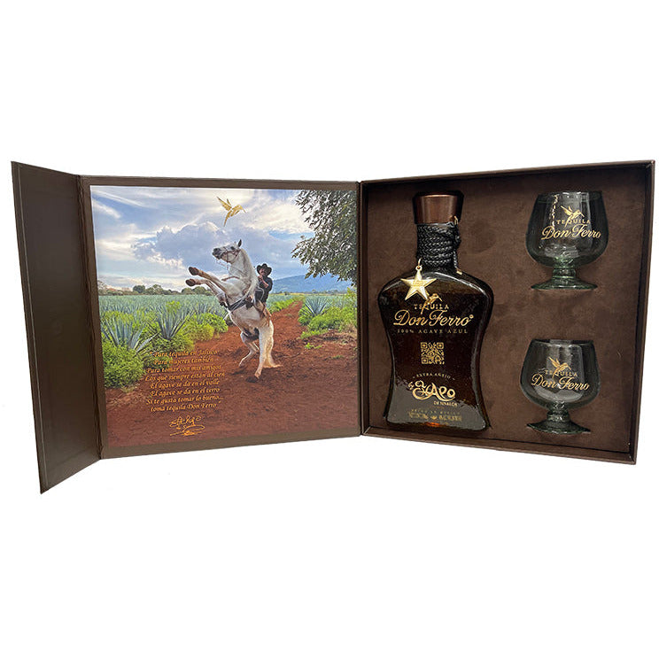 Tequila Don Ferro Extra Anejo Box Set - Available at Wooden Cork