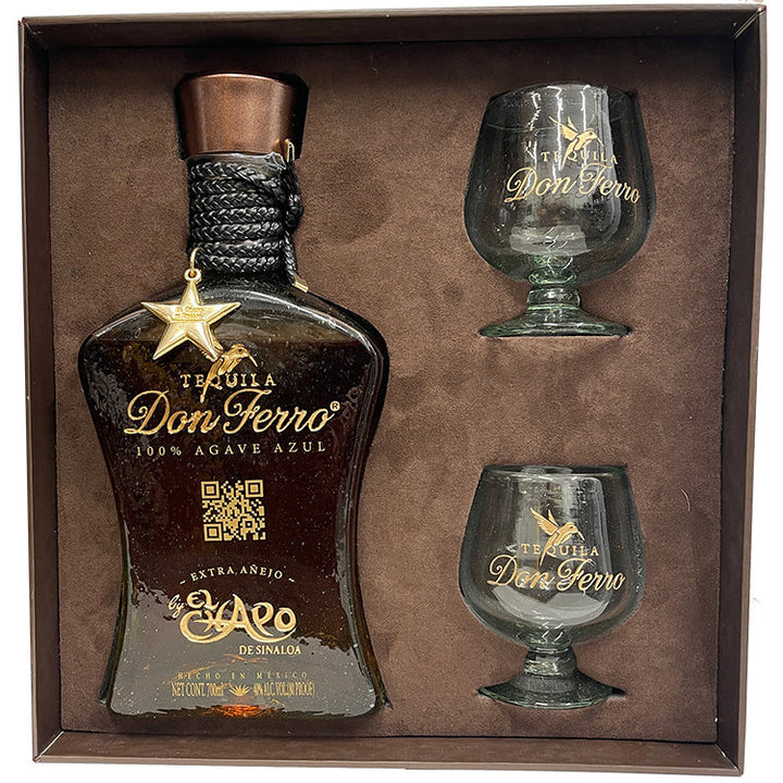 Tequila Don Ferro Extra Anejo Box Set - Available at Wooden Cork