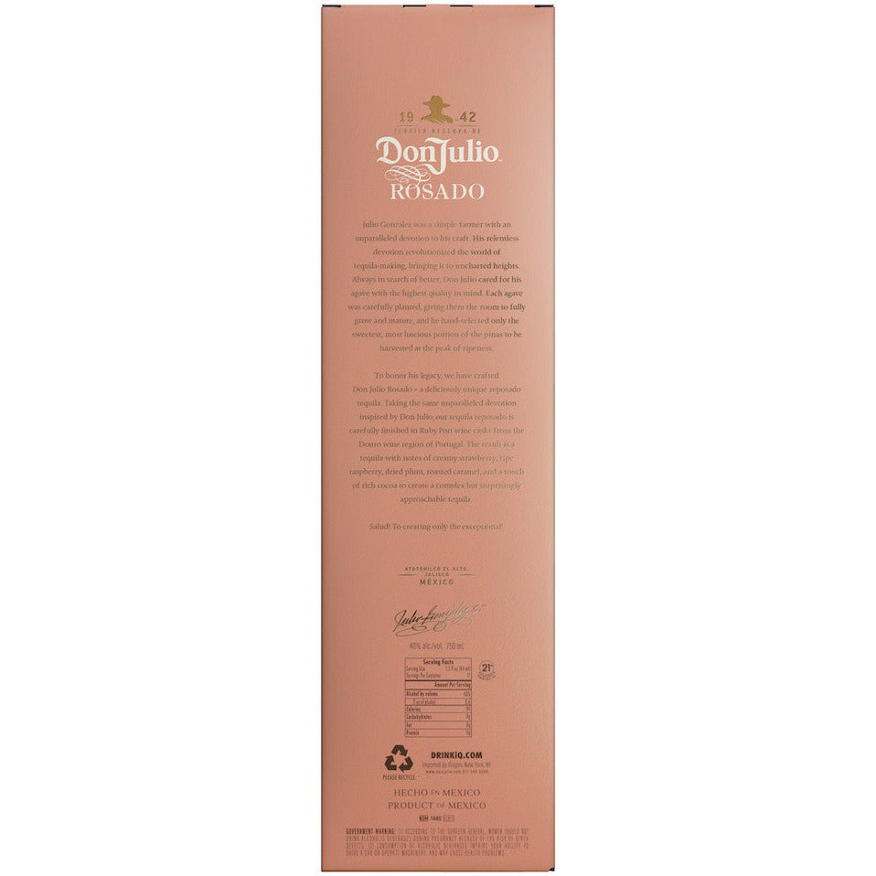 Don Julio Rosado 750ml - Available at Wooden Cork