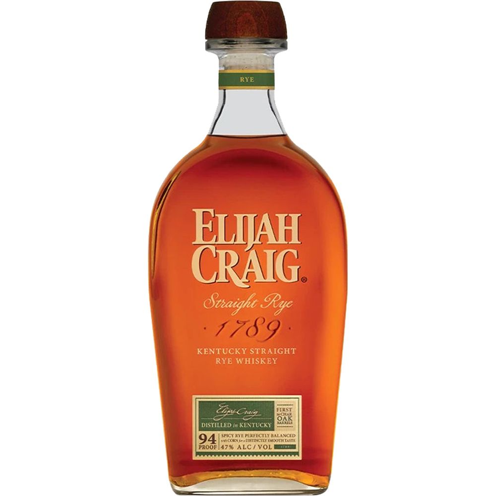 Elijah Craig Straight Rye Whiskey 1.75L