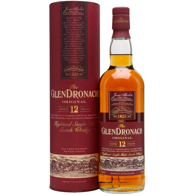 Glendronach Single Malt 12 Year - Available at Wooden Cork