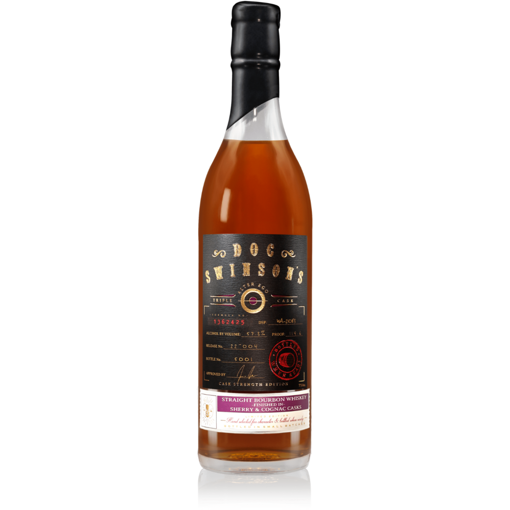 Doc Swinson's Alter Ego High Proof Triple Cask Bourbon - Available at Wooden Cork