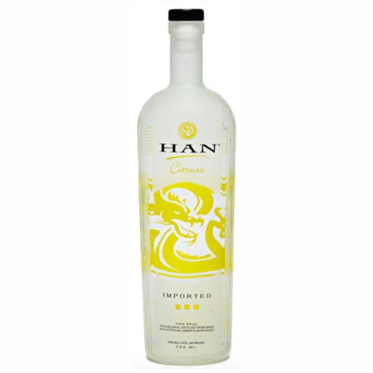 Han Spirits Citruss Soju - Available at Wooden Cork