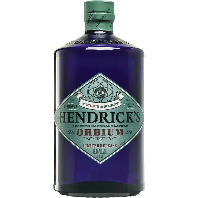 Hendrick's Orbium Gin | Quinine Wormwood Blue Lotus Blossom Hendrick's Orbium Gin | Quinine Wormwood Blue Lotus Blossom