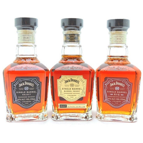 Jack Daniel's Whiskey Set Single Barrel, Single Barrel Rye, Barrel Proof - 375ml - Available at Wooden Cork