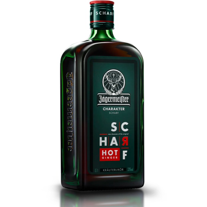 Jagermeister SCHARF Hot Ginger Liqueur - Available at Wooden Cork