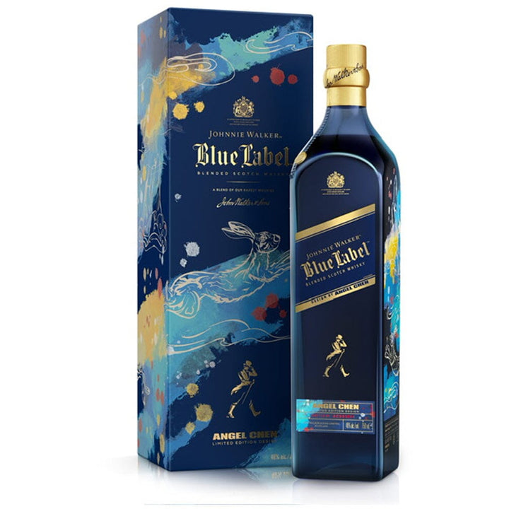 Johnnie Walker Blue Label Year of The Rabbit By Angel Chen - Available at Wooden Cork
