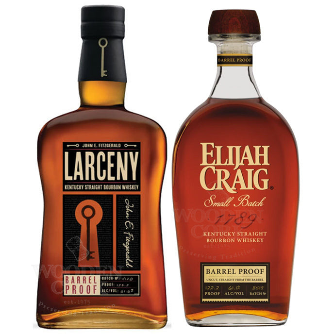 Elijah Craig Barrel Proof & Larceny Barrel Proof Bundle - Available at Wooden Cork