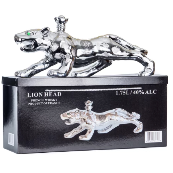 Lion Head Jaguar French Whisky 1.75L - Available at Wooden Cork