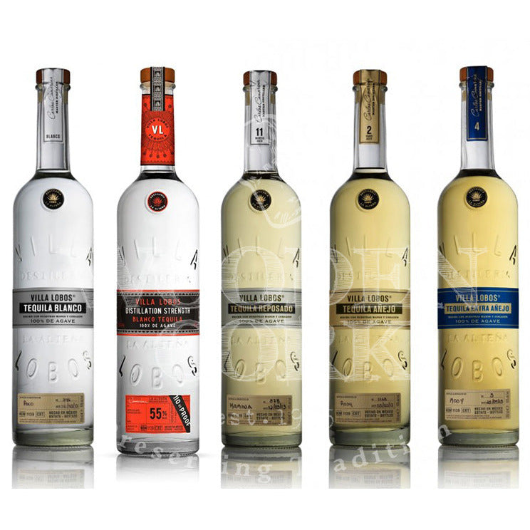 Villa Lobos Blanco, Blanco 55 Overproof, Reposado, Anejo & Extra Anejo Tequila Collection - Available at Wooden Cork