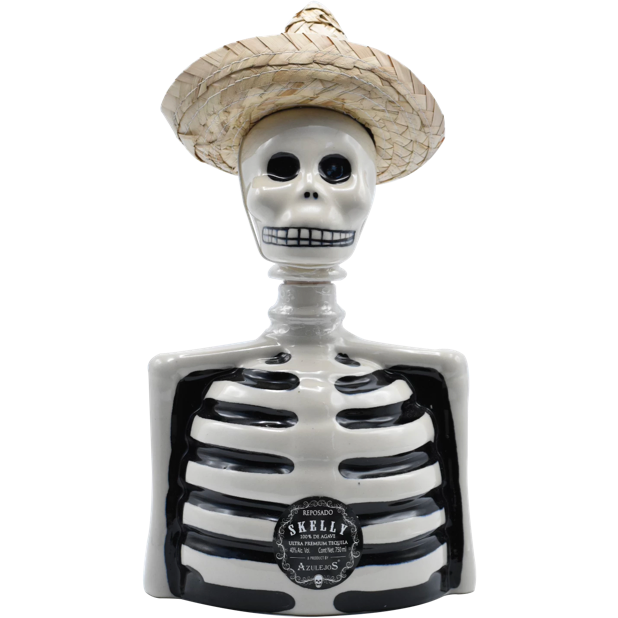 Los Azulejos Skelly Reposado Tequila - Available at Wooden Cork