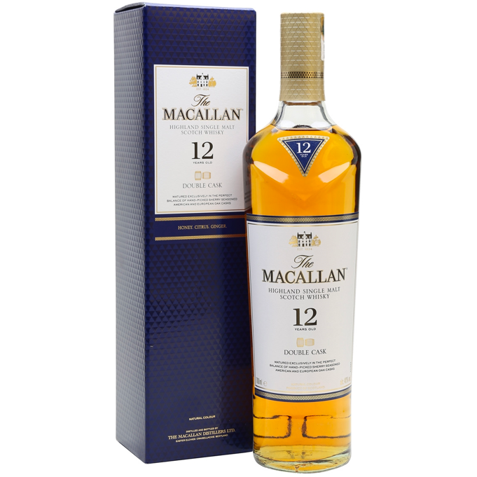 The Macallan 12 Year Double Cask | American & European Sherry Oak The Macallan 12 Year Double Cask | American & European Sherry Oak