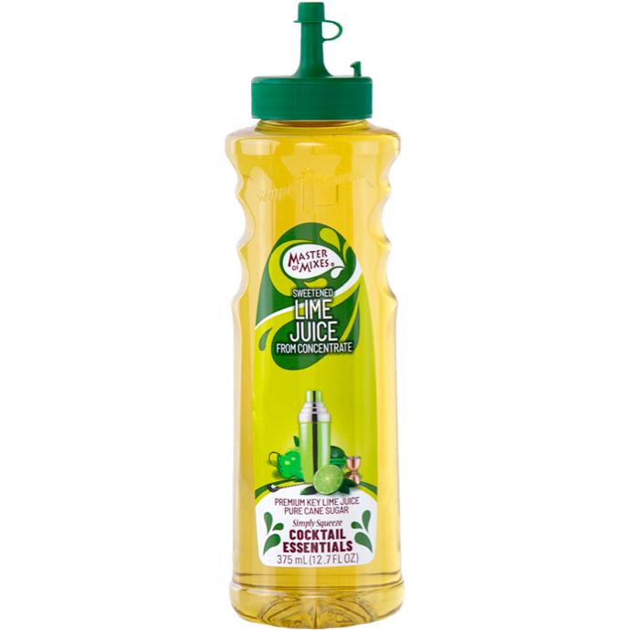 Master of Mixes Sweetened Lime Juice - Available at Wooden Cork