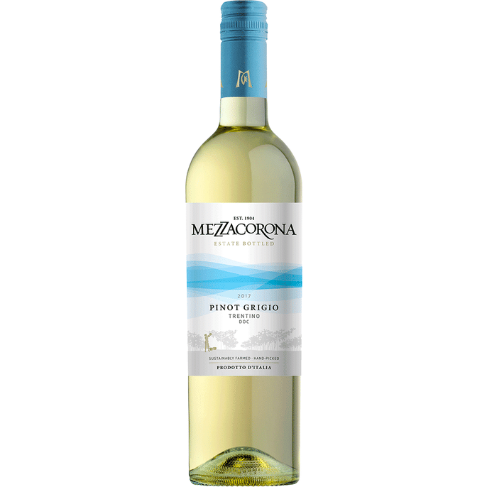 MezzaCorona Pinot Grigio - Available at Wooden Cork