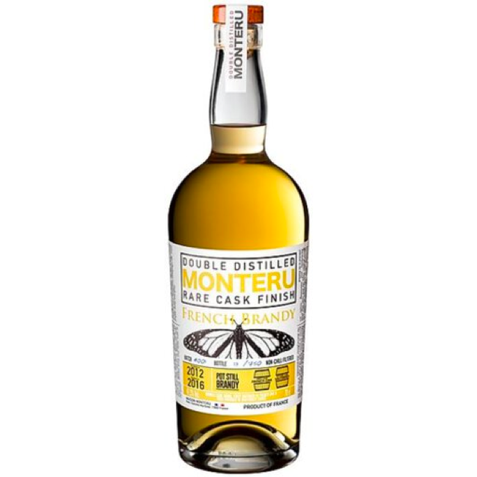 Monteru Rare Cask Pot Still Sauternes Cask Finished French Brandy - Available at Wooden Cork