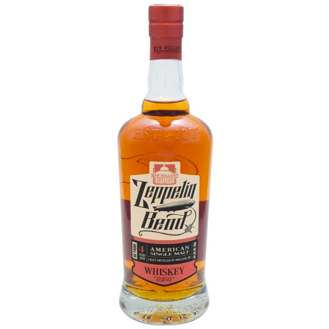 New Holland Brewing Company 4 Years Old Zeppelin Bend American Single Malt Whiskey - Available at Wooden Cork