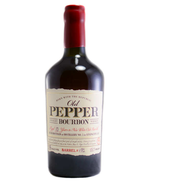 Old Pepper 10 Year Bourbon - Available at Wooden Cork