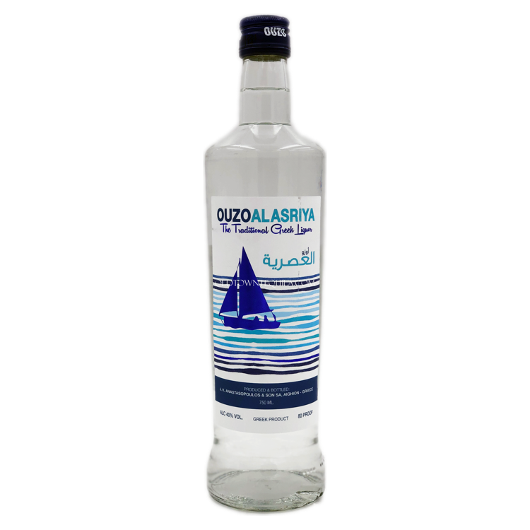 Ouzo Al Asriya Arak - Available at Wooden Cork