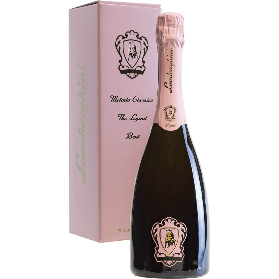 Lamborghini: Metodo Classico Rosè "The Legend" with Gift Box - Available at Wooden Cork