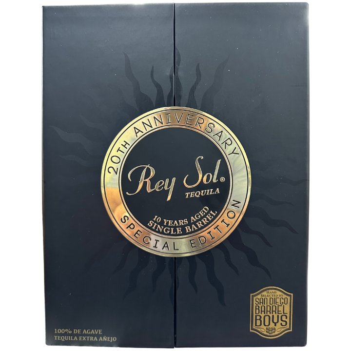 Rey Sol 20th Anniversary 10 Years Aged Single Barrel Extra Anejo Tequila