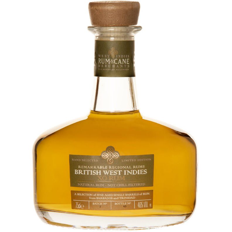Rum & Cane Merchants British West Indies XO Rum – Wooden Cork