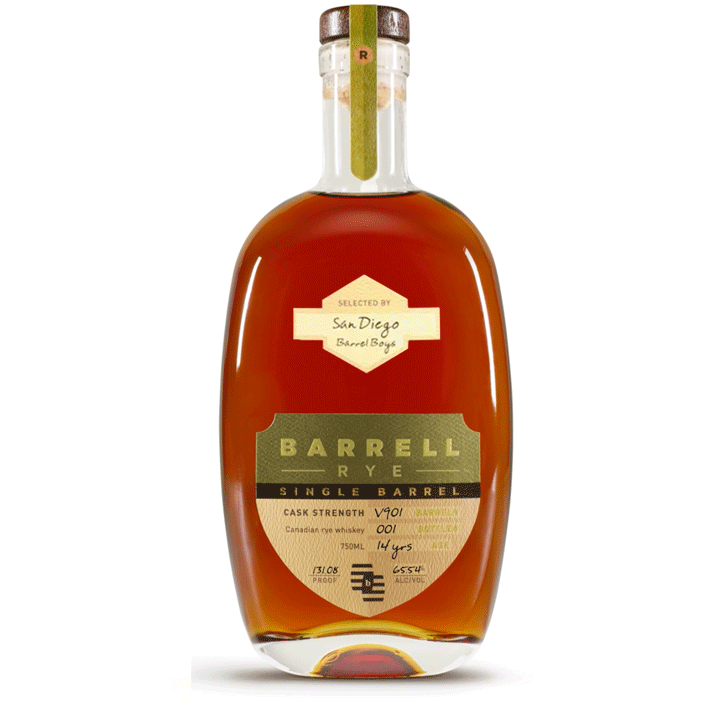 Barrell Craft Spirits Single Barrel Rye #V901 Selected By SDBB - Available at Wooden Cork